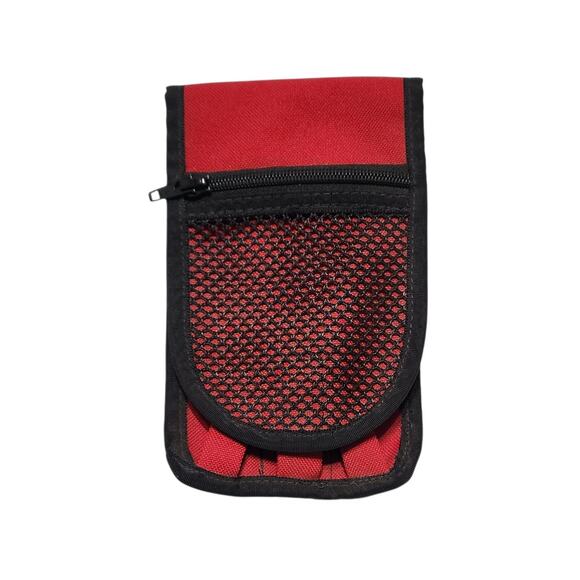 The Bag Lady New Travel Portable Red Cigar Case Humidor Holder 3 Tubes Cutter - Picture 1 of 6